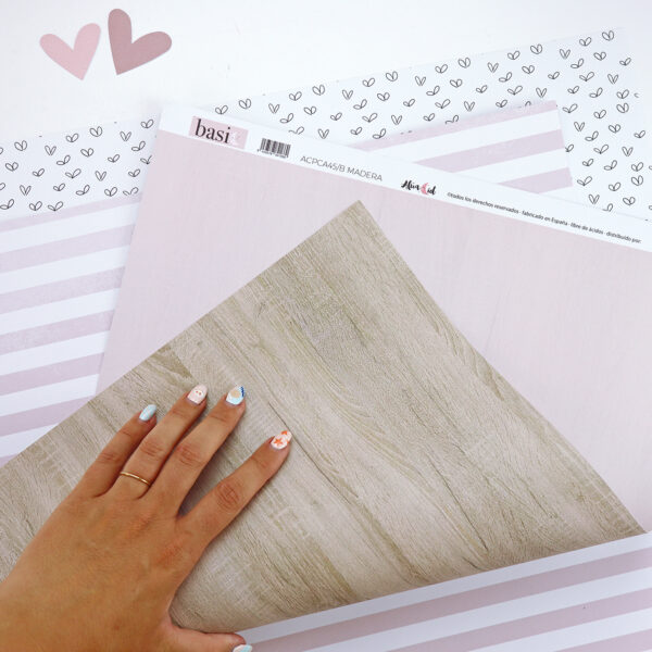 Papel para scrapbooking Madera 32x45 cm - Imagen 2