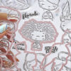 Set de sellos con troquel Hasta la concha - Imagen 2