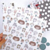Set dos láminas Familia hasta la concha-Topos - Imagen 3
