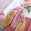 Muselina color Ari rosa claro, para costura creativa y manualidades