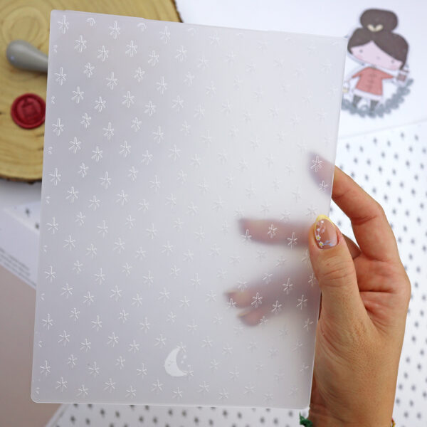 Carpeta de gofrado o emboss Estrellas Ari - Imagen 3