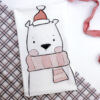 Panel de tela En Navidad, de la colección Aridad. Para trabajos de costura creativa. Diseño de Alúa Cid