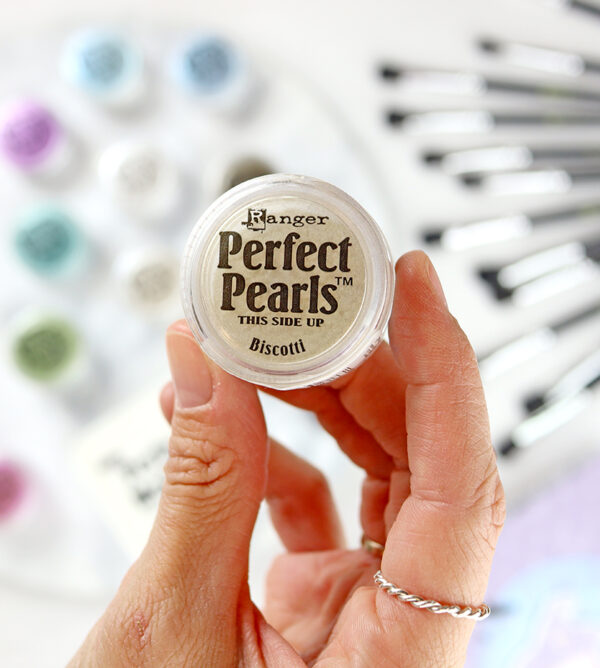 Pigmento Perfect Pearls Biscotti de Ranger