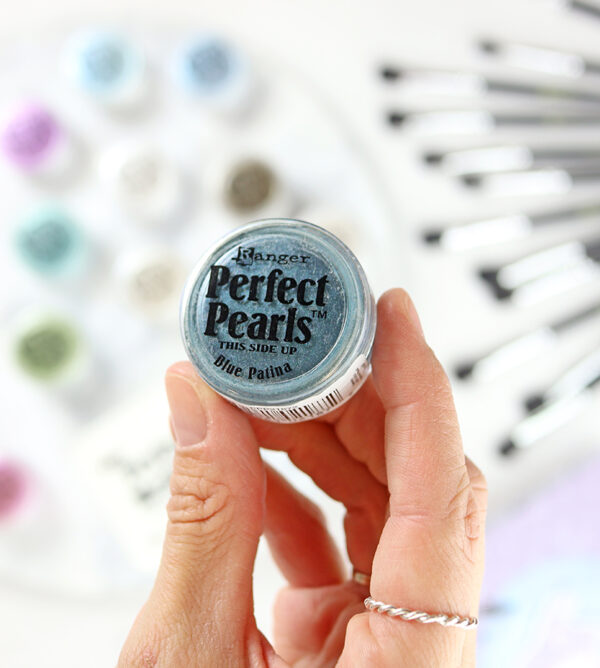 Pigmento Perfect Pearls Blue Patina de Ranger