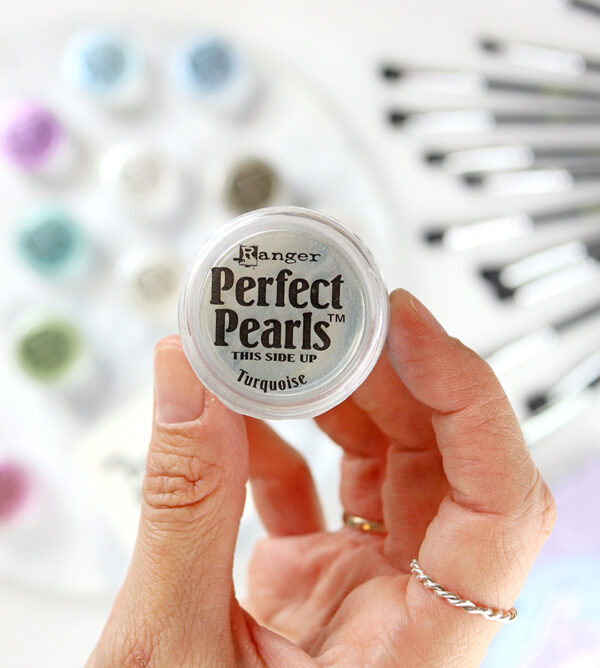 Pigmento Perfect Pearls Turquoise de Ranger