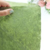 Papel hecho a mano color Verde 32x45 cm - Imagen 3