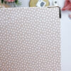 Carpeta 9x12" Melocotón para fundas Rita´s Diary o Project Life. Diseño de Alúa Cid. Hecha en España