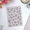 Maxi set de pegatinas puffy Camelias - Imagen 2