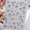 Maxi set de pegatinas puffy Camelias - Imagen 4