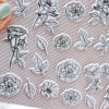 Maxi set de pegatinas puffy Camelias - Imagen 5