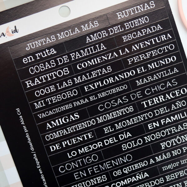 Pegatinas frases Negro. Especial documenta - Imagen 2