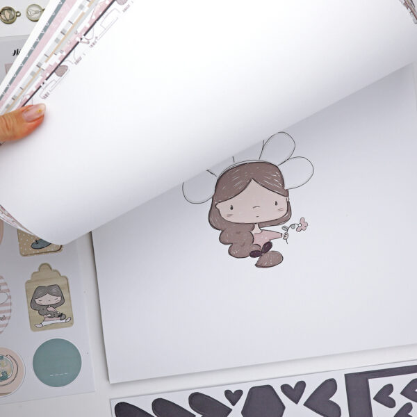 Bloc de 36 papeles Libertad Invierno para scrapbooking - Imagen 16