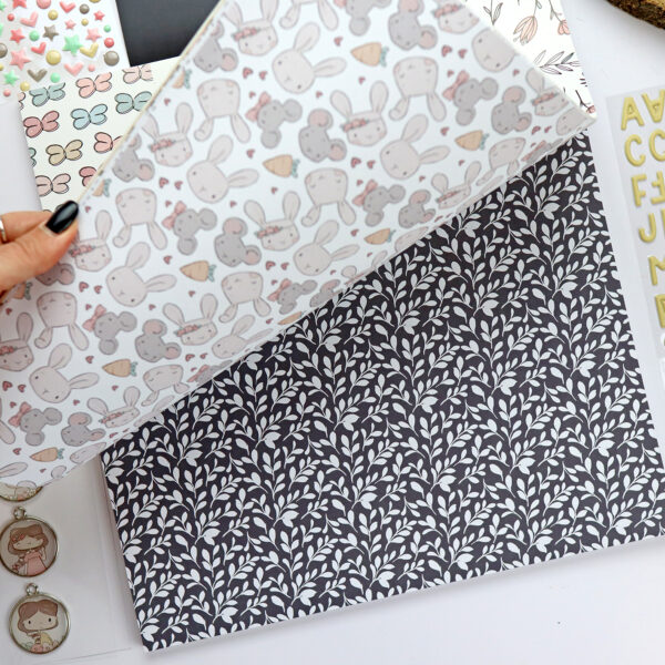Bloc de 36 papeles Libertad Primavera para scrapbooking - Imagen 8