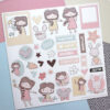 Chipboard Libertad Primavera, para scrapbooking y manualidades creativas. Diseño de Alúa Cid