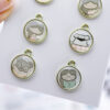Set de 8 charms metálicos Libertad Invierno - Imagen 2