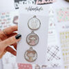 Set de charms metálicos Libertad Primavera, para scrapbooking y manualidades creativas. Diseño de Alúa Cid