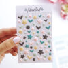 Set de enamels dost Libertad Otoño, para scrapbooking y manualidades creativas. Diseño de Alúa Cid