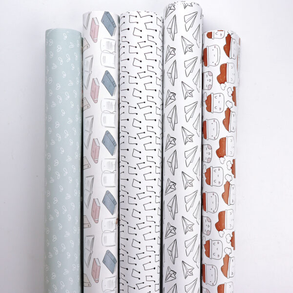 Set 4 Papel de regalo 5 unidades