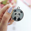 Set de 3 charms metálicos Pequeño Panda - Imagen 4