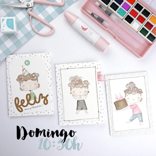 Taller presencial Coloreo con acuarelas Grupo 1 | Scrap, Crea y decora Madrid