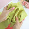 Tejido algodón color mostaza, para trabajos de costura creativa