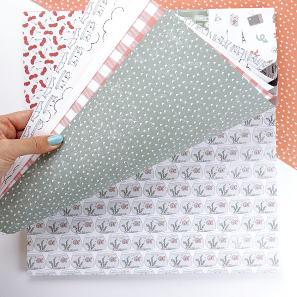 Bloc de 36 papeles Destino para scrapbooking - Imagen 6