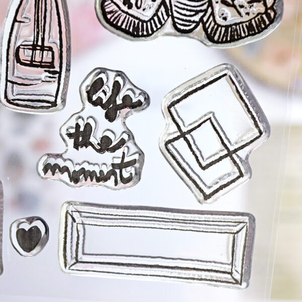Sello Life the moment | Art Journal, de Vero Ilustrada - Imagen 5