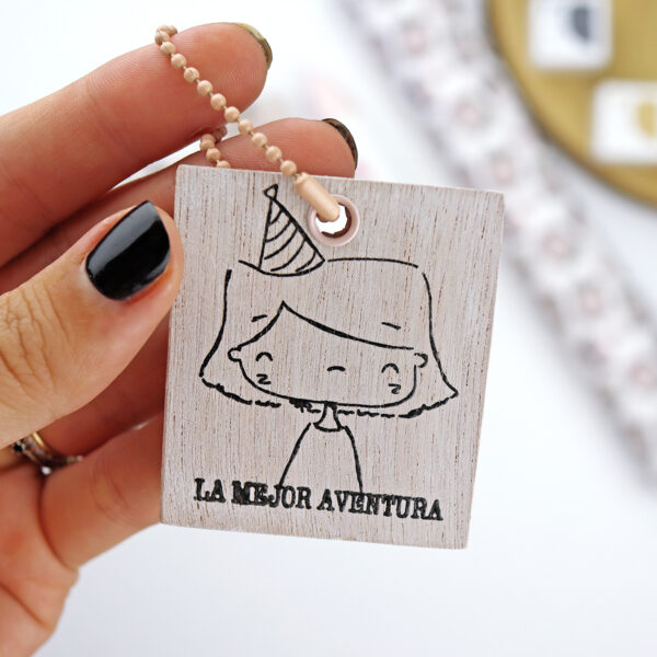 Llaveros de madera para decorar - Imagen 4