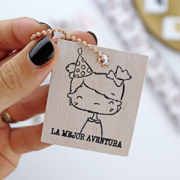 Llaveros de madera para decorar - Imagen 5