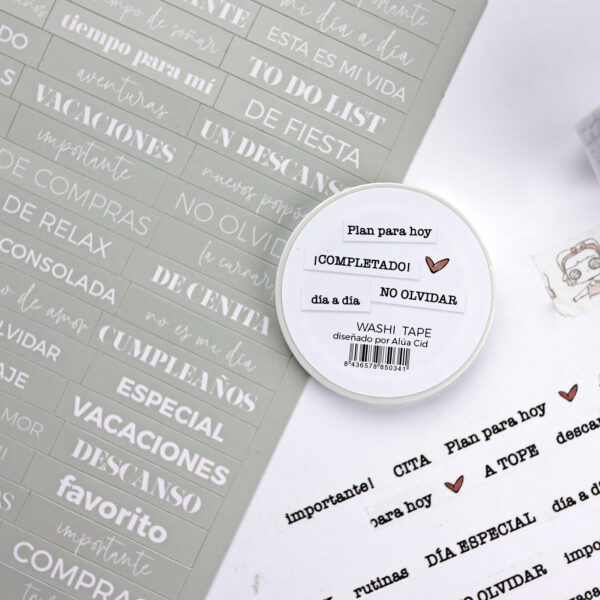 Washi tape No olvidar - Imagen 3