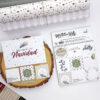 Bloc de tarjetas y sólidos Mistletoe & Holly | Mamen Montero