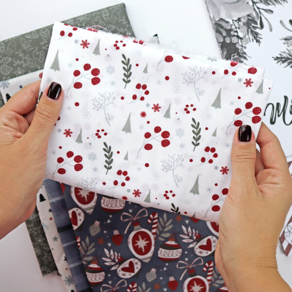 Tela Mi Navidad Perfecta | Mistletoe & Holly, de Mamen Montero