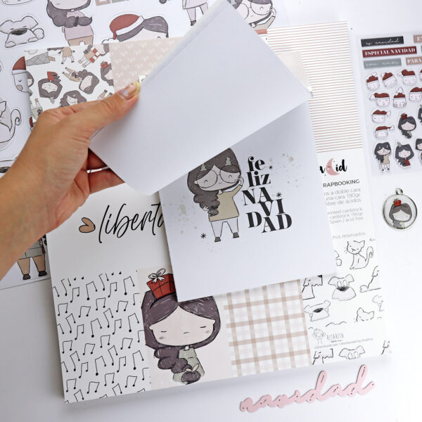 Bloc pequeño Libertad Navidad para scrapbooking - Imagen 3