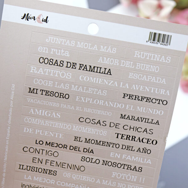 Pegatinas frases Melocotón. Especial documenta - Imagen 3