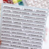 Pegatinas puffy Banners con mensajes Blanco - Imagen 5