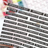 Pegatinas puffy Banners con mensajes Negro - Imagen 3