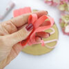 Cinta elástica Velvet Coral, por metro - Imagen 3