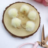 Mini pompón Crema - Imagen 2
