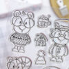 Set de sellos+troqueles Mr Lemon en Invierno - Imagen 4