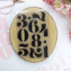 Set de sellos de polímero 123 Cholo. Para manualidades y scrapbooking