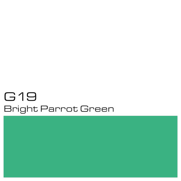 Recarga Copic Ink G19 Bright Parrot Green