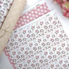 Papel laminado Mini Chef, de la colección la Sra Lola, para encuadernación y scrapbooking. Diseño e ilustraciones de Alúa Cid