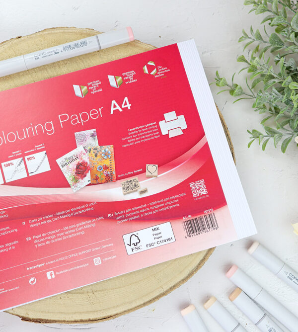 10 Papel A4 Perfect Colouring de Transotype