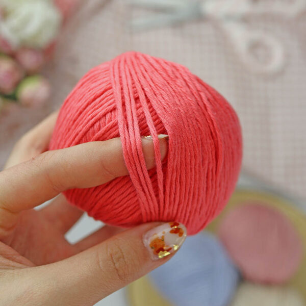 Ovillo Coral 3.5 Nature, para crochet - Imagen 5