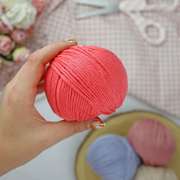 Ovillo Coral 3.5 Nature, para crochet - Imagen 7
