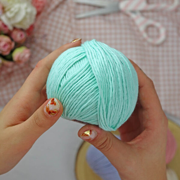 Ovillo Menta 3.5 Nature, para crochet