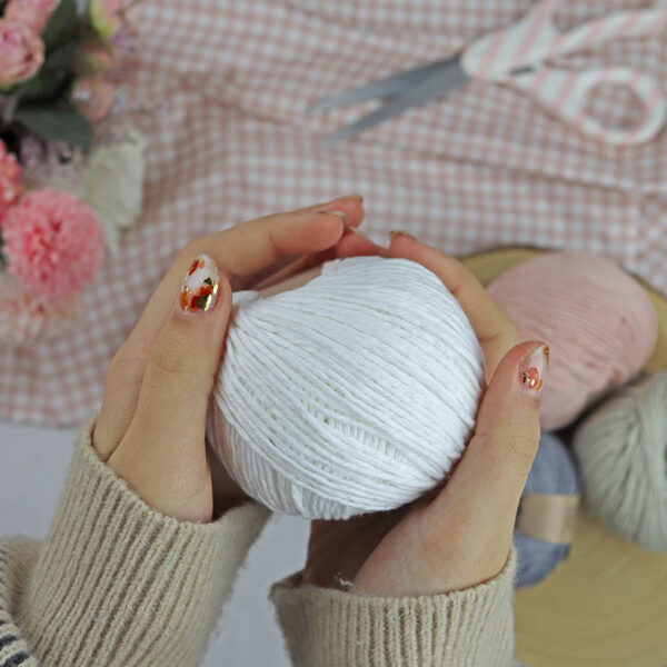 Ovillo Blanco 3.5 Nature, para crochet - Imagen 2