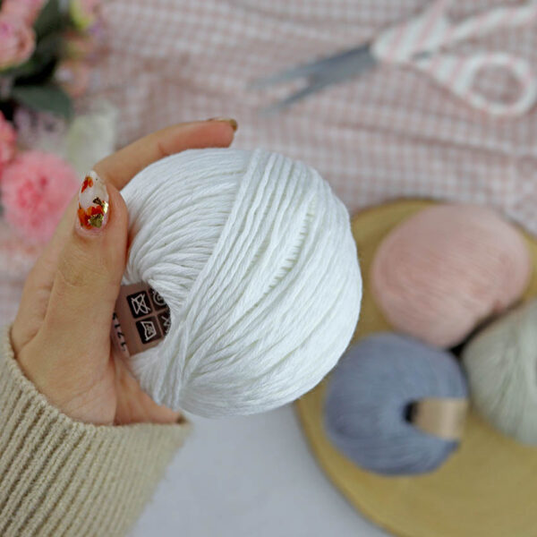 Ovillo Blanco 3.5 Nature, para crochet - Imagen 5