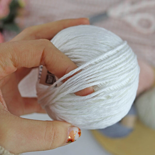 Ovillo Blanco 3.5 Nature, para crochet - Imagen 6