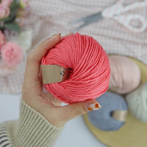 Ovillo Coral 3.5 Nature, para crochet - Imagen 3